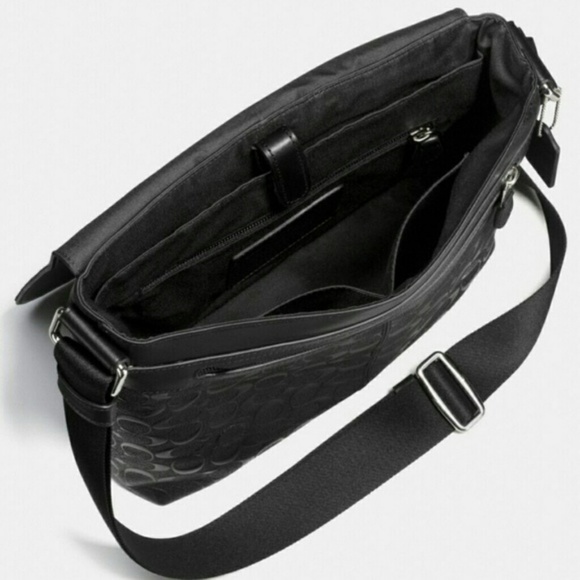 🚫SOLD🚫NWT COACH MEN'S JETSET MESSENGER BAG - Picture 4 of 6